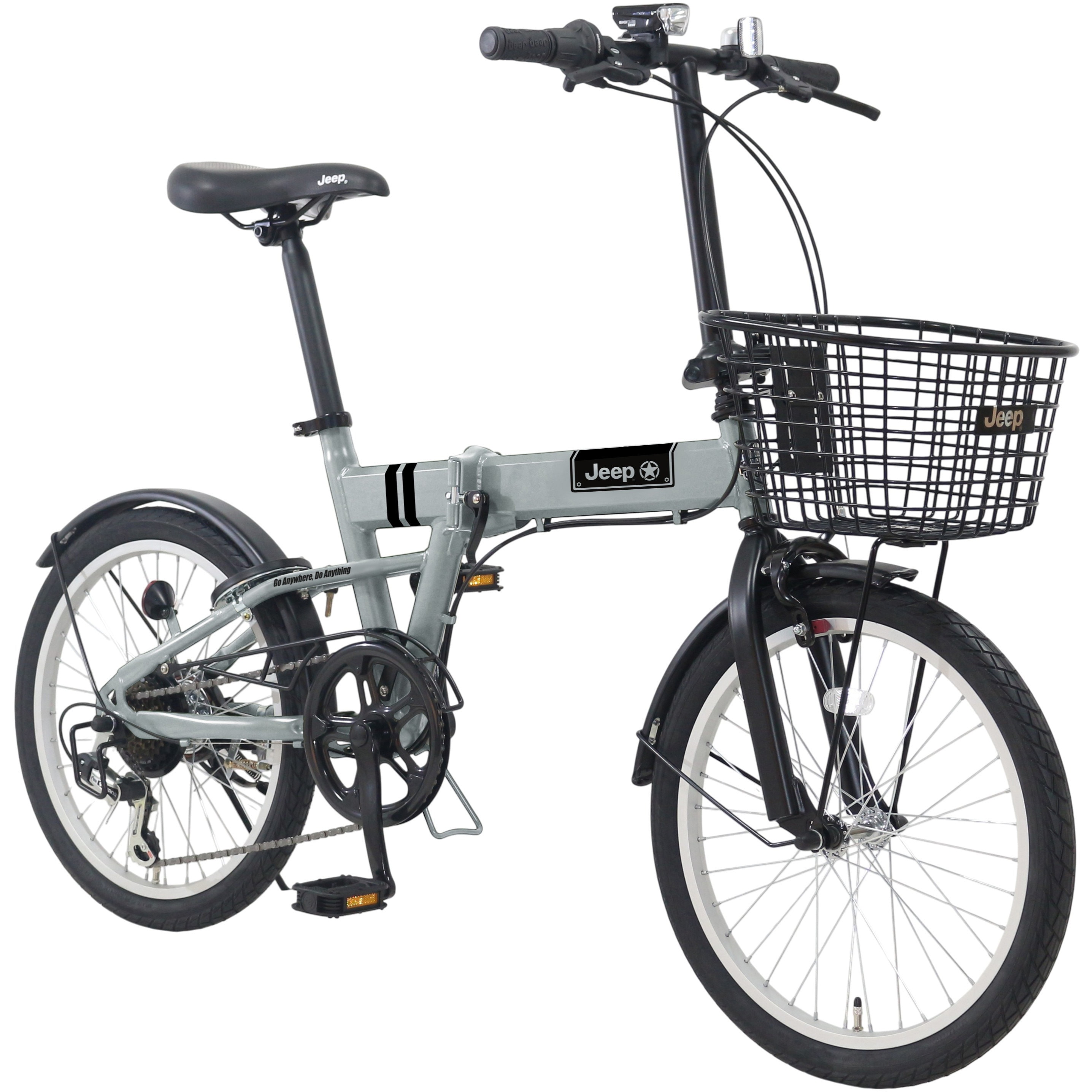 JE-206GB-TC 防災サイクル 20型 6段変速付き折りたたみ自転車