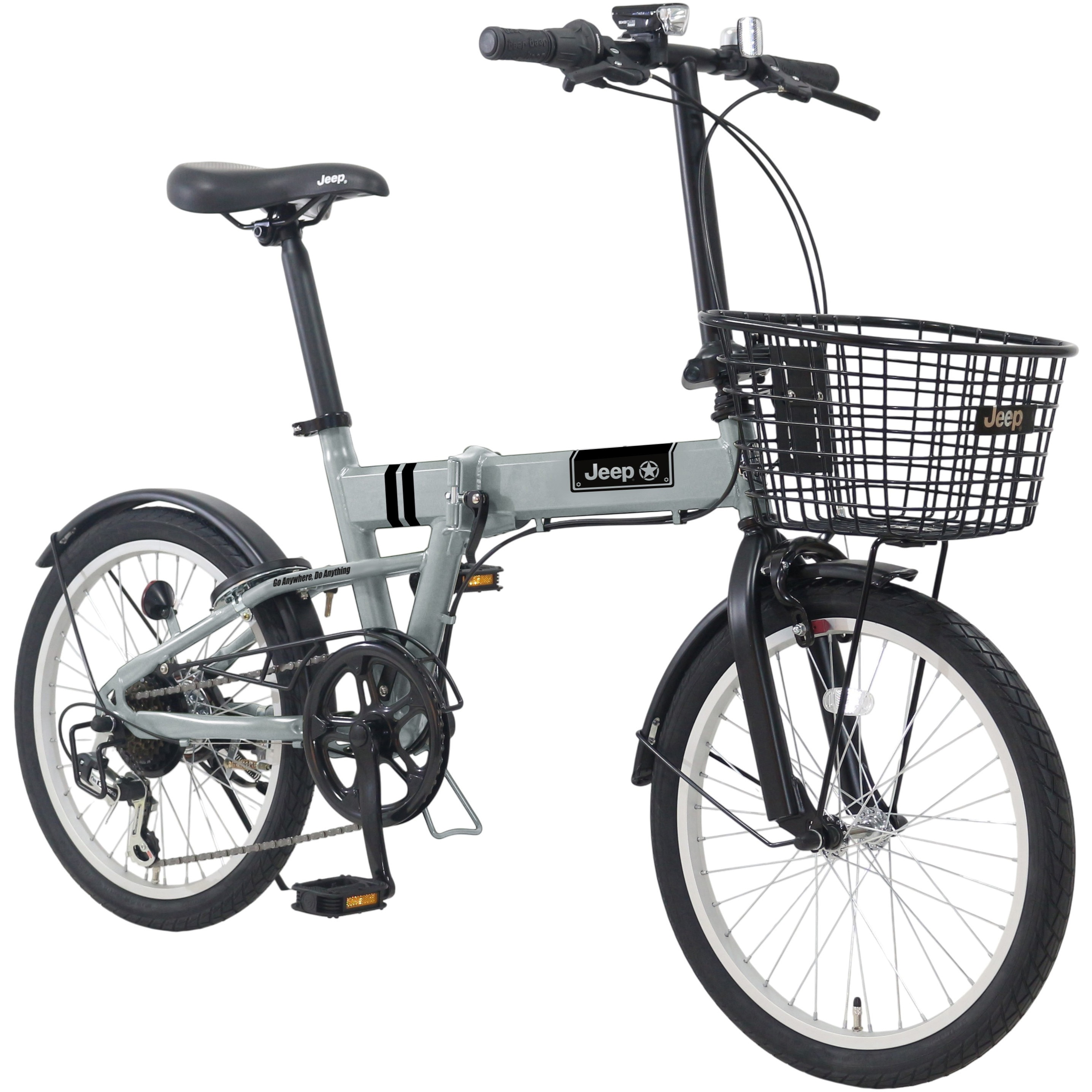 JE-206GB-TC 防災サイクル 20型 6段変速付き折りたたみ自転車