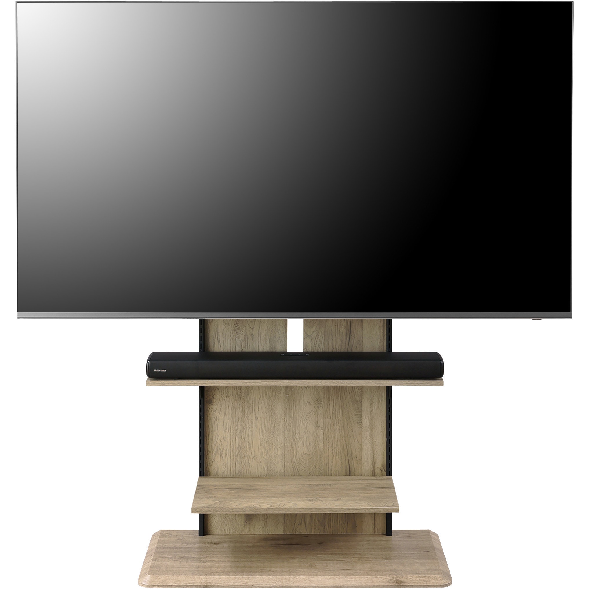 UTS-900R-LN スタンドテレビ台 アイリスオーヤマ ライト