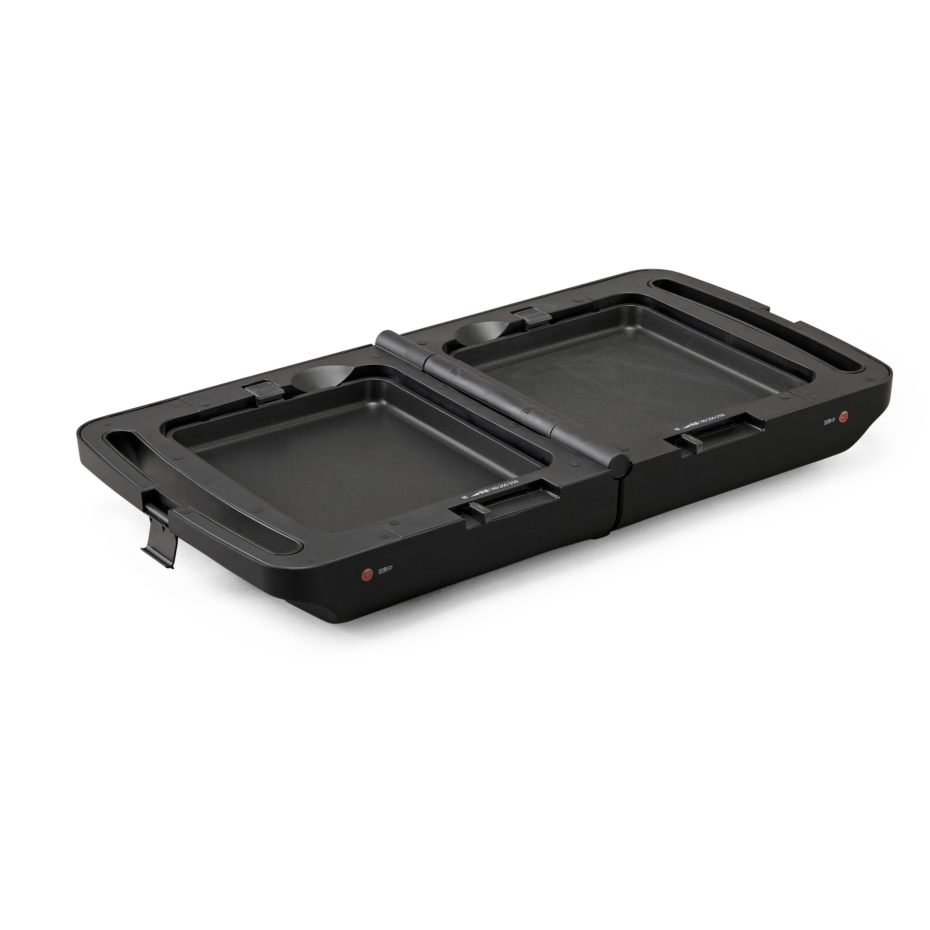 アイリスオーヤマ 両面ホットプレート DPOL-301-B 未使用品 ホットプレート 両面 3枚 DPOL-301-B (平面/たこ焼き/ディンプル