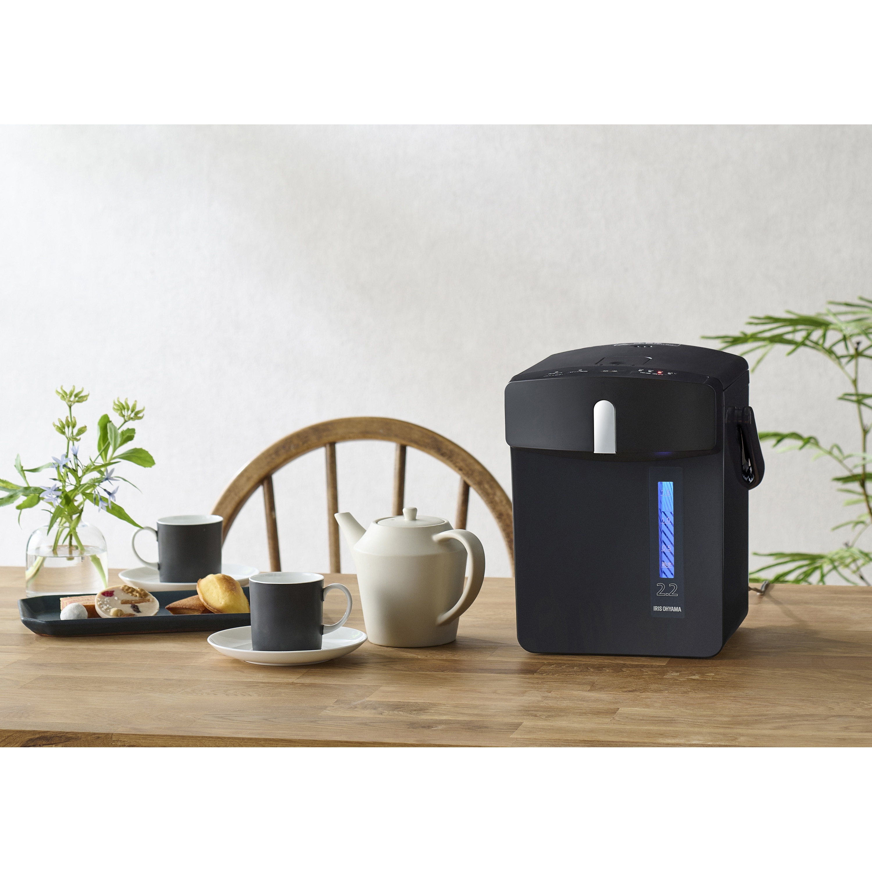 アイリスオーヤマ マイコン式 ポット2.2L IAHD-122-B Amazon | 【節電対策】 アイリスオーヤマ 電気ポット ポット