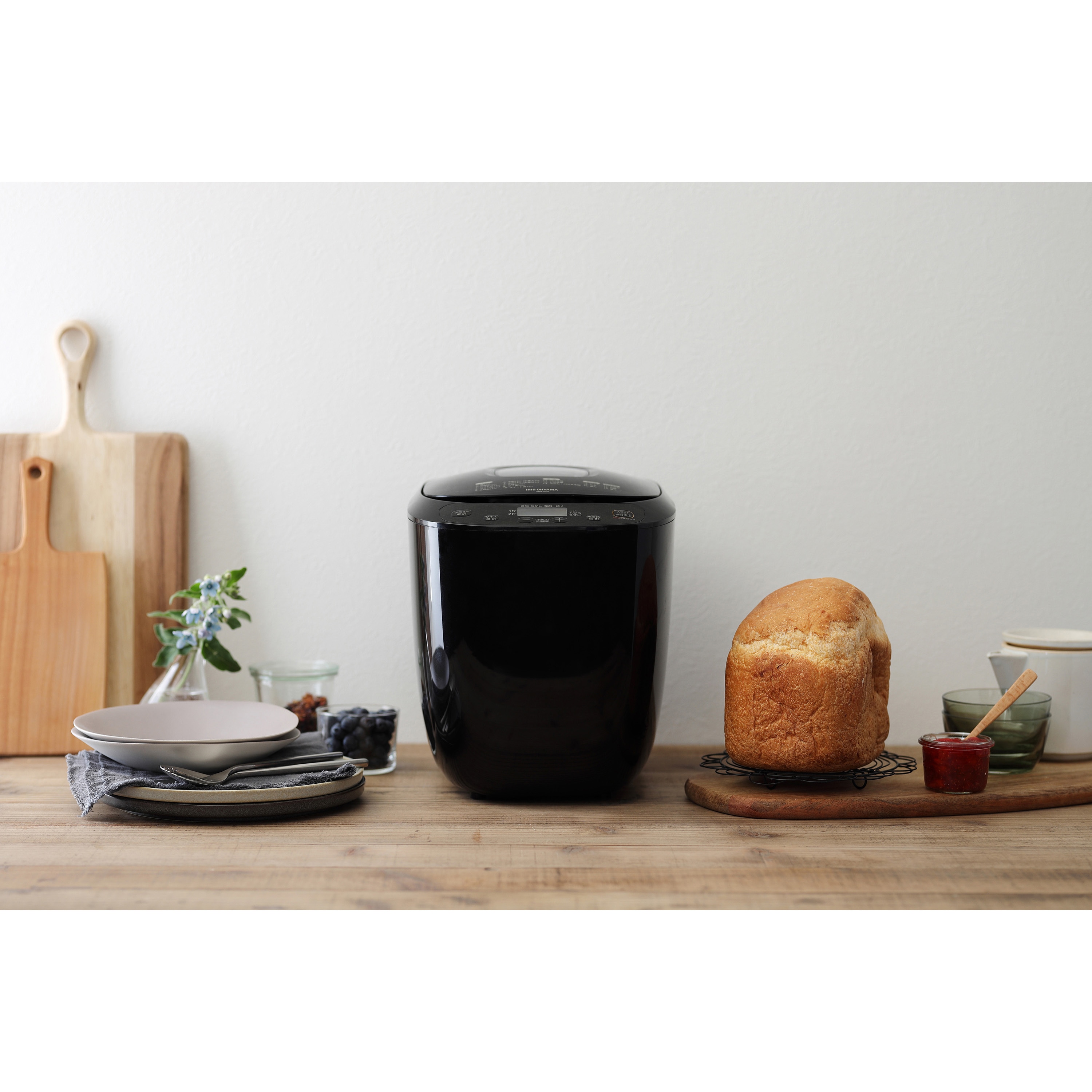 IBM-020-B ホームベーカリー アイリスオーヤマ ブラック色 - 【通販