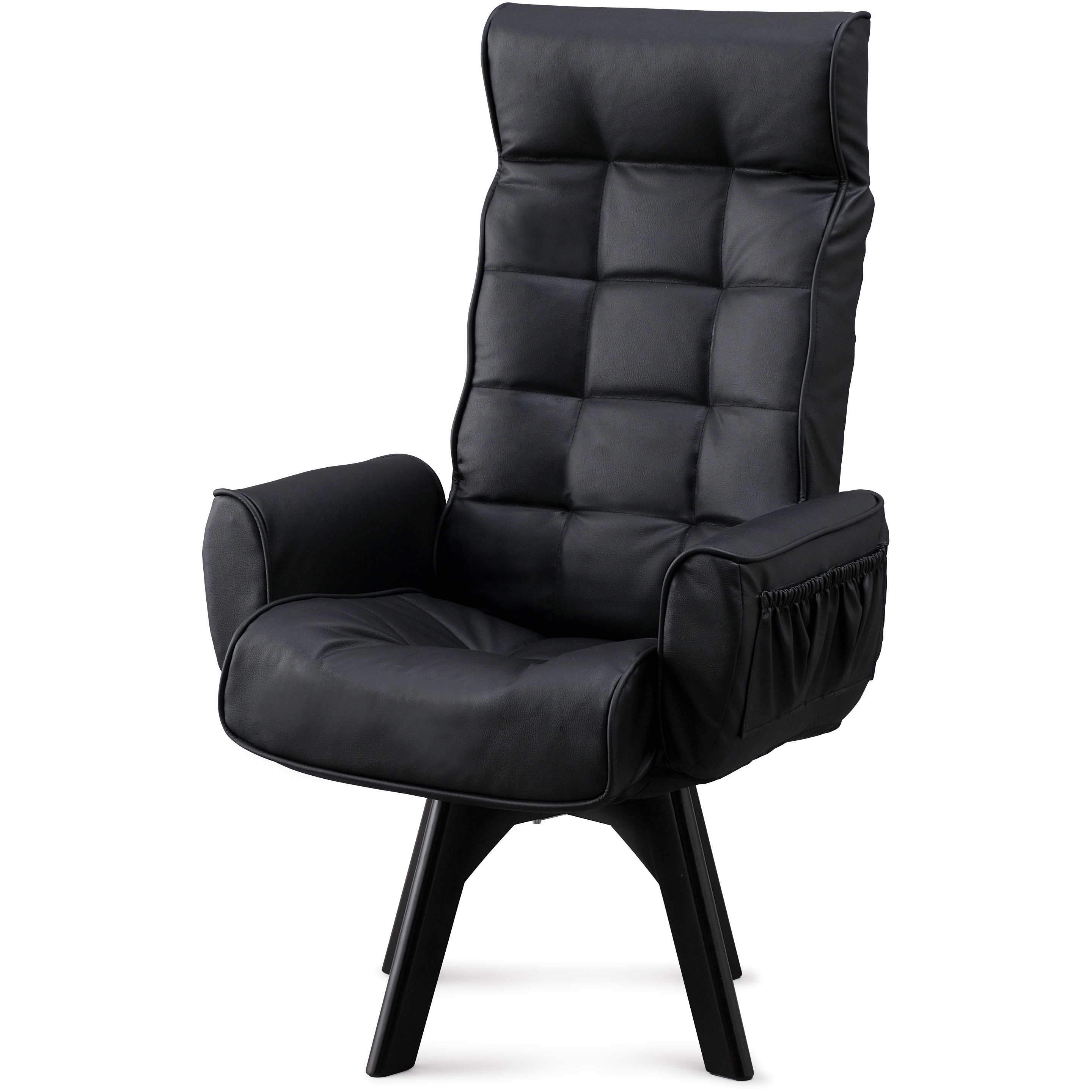 回転チェアレザー調 ハイバック アイリスオーヤマ ソファ 【通販