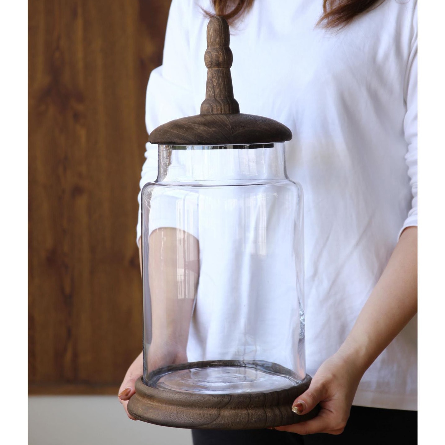 DGGS2223 La tour ウッド蓋つきジャー ドロワ 1個 スパイス 【通販