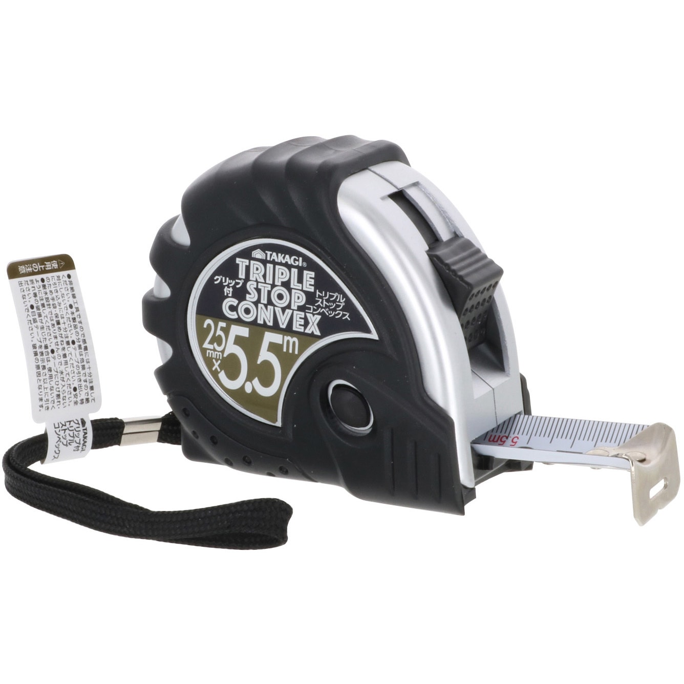 G付トリプルストップコンベックス TAKAGI(高儀) 片面目盛 幅25mm長さ