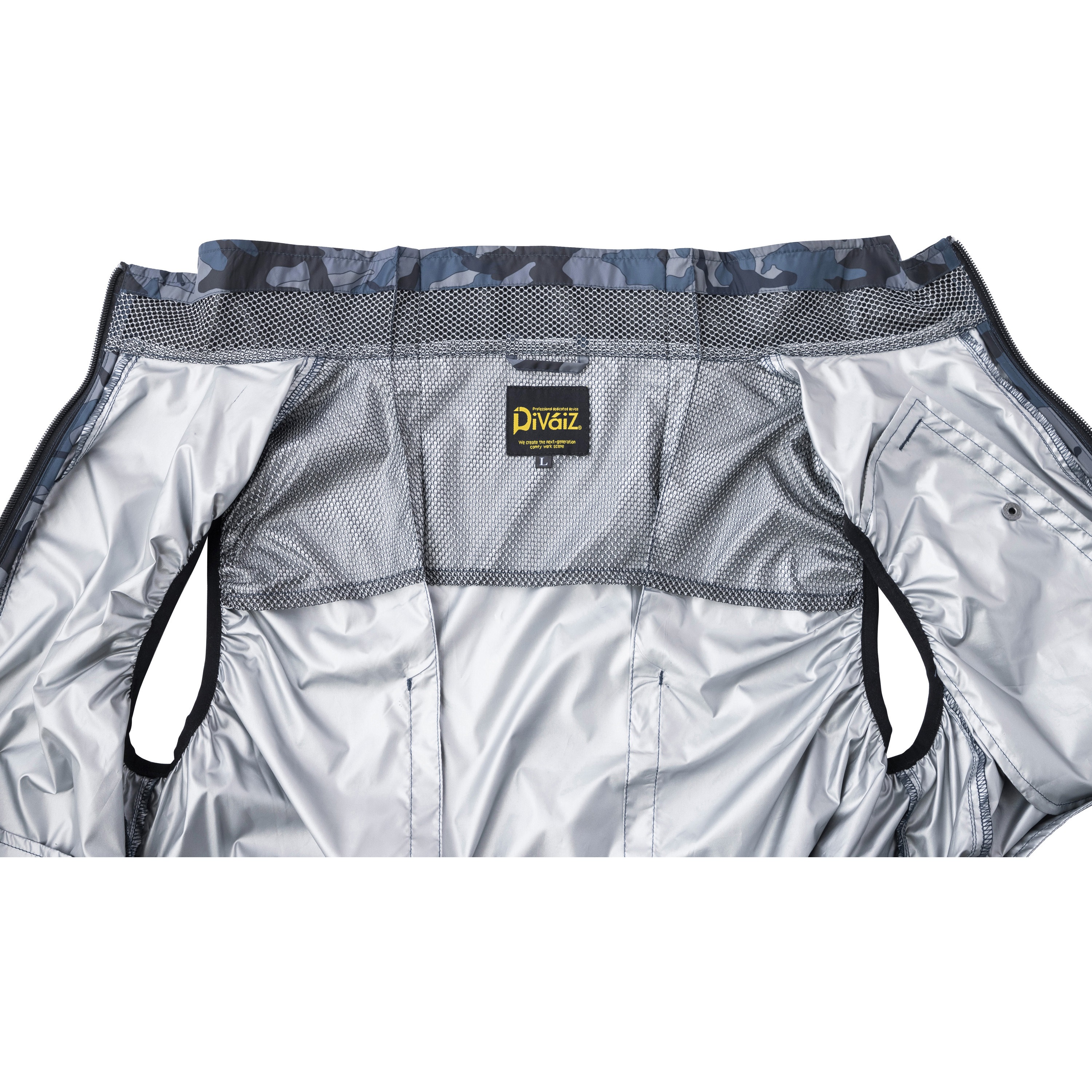 0022AZ-114-M チタンカモフラベスト DiVaiZ 服のみ No.114(迷彩ネイビ