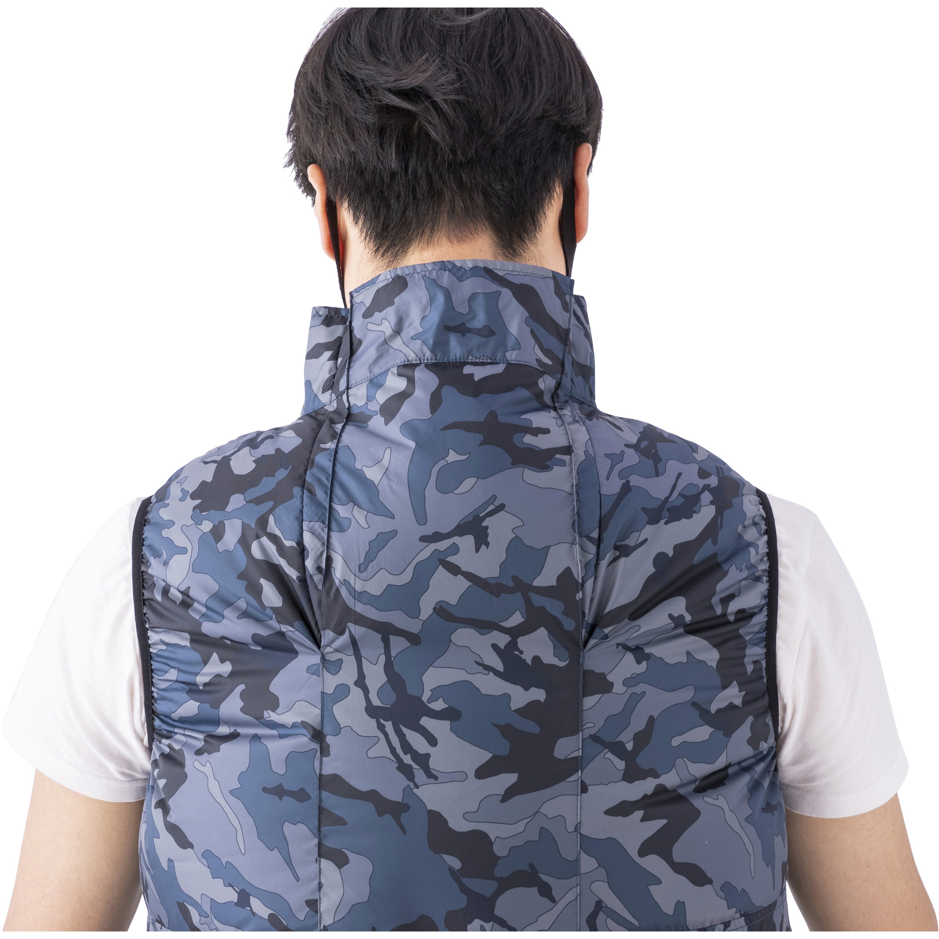 0022AZ-114-M チタンカモフラベスト DiVaiZ 服のみ No.114(迷彩ネイビ