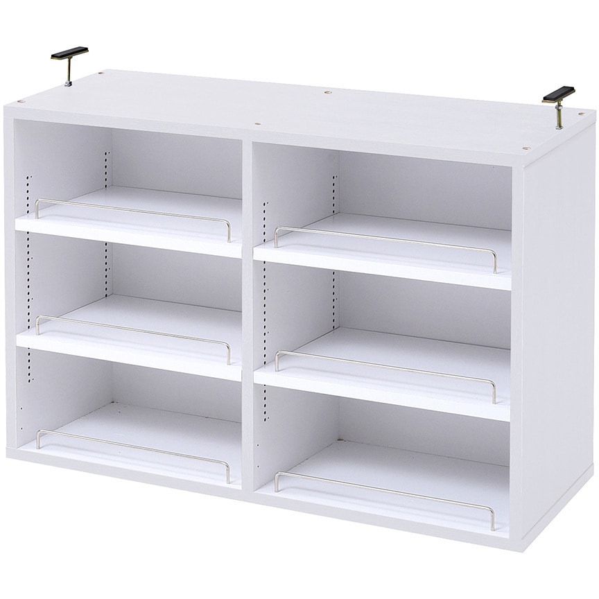 FRM-0110 棚が全段動く 本棚 ワイドタイプ 上置きのみ 3段 Memoria