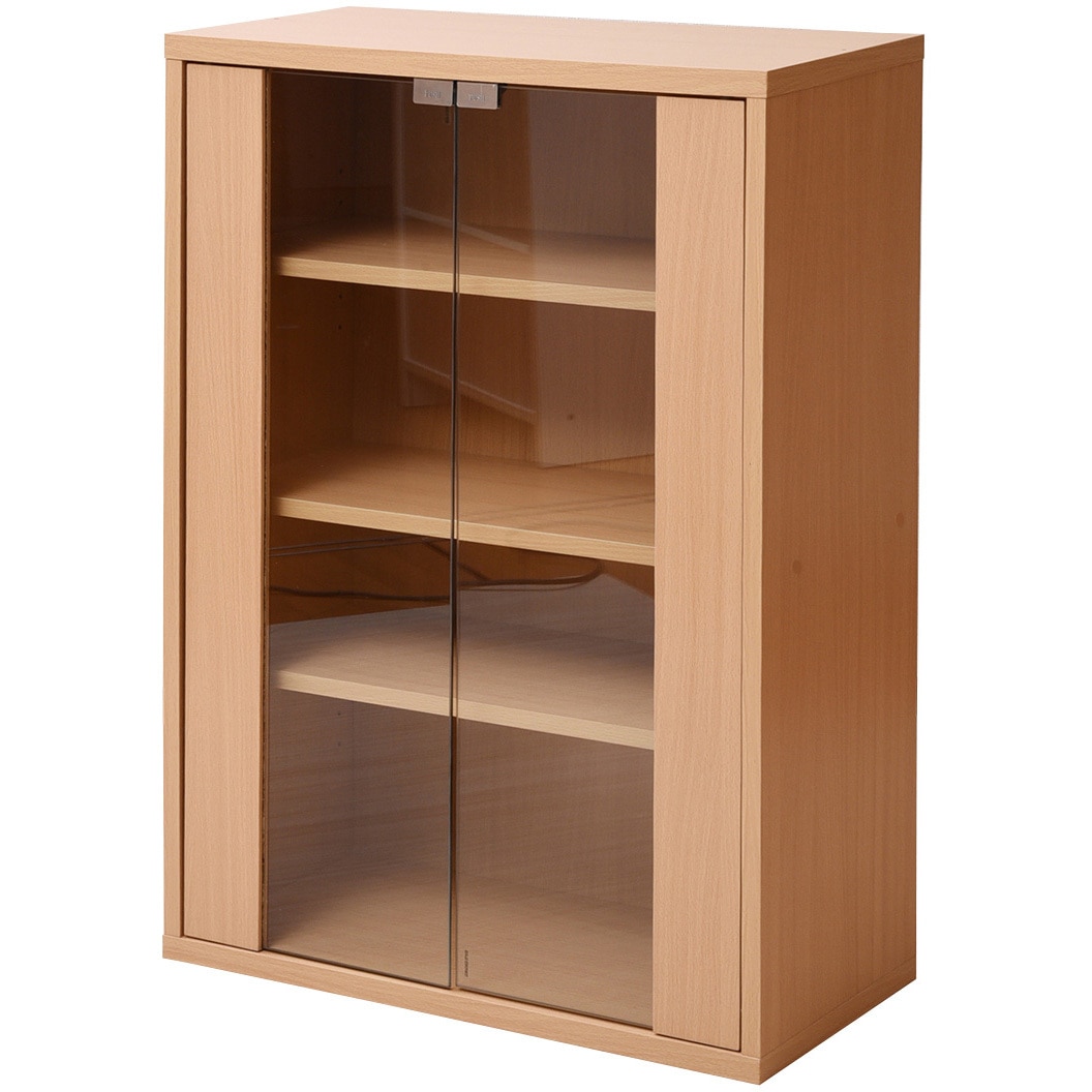 キャビネット ガラス扉付き 収納ラック 4段 6BOXシリーズ 6BOXシリーズ