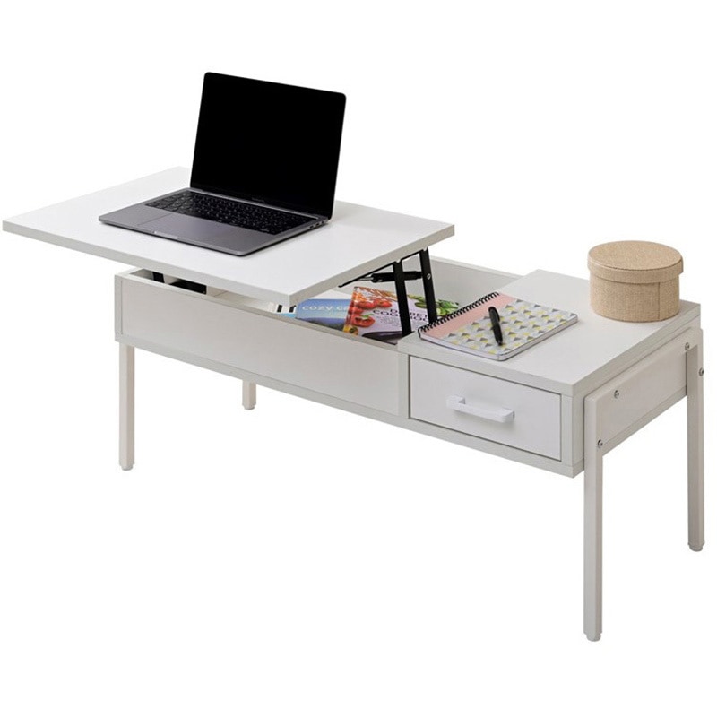 KKS-0025 昇降式 センターリビングテーブル 引き出し リフトアップ 天