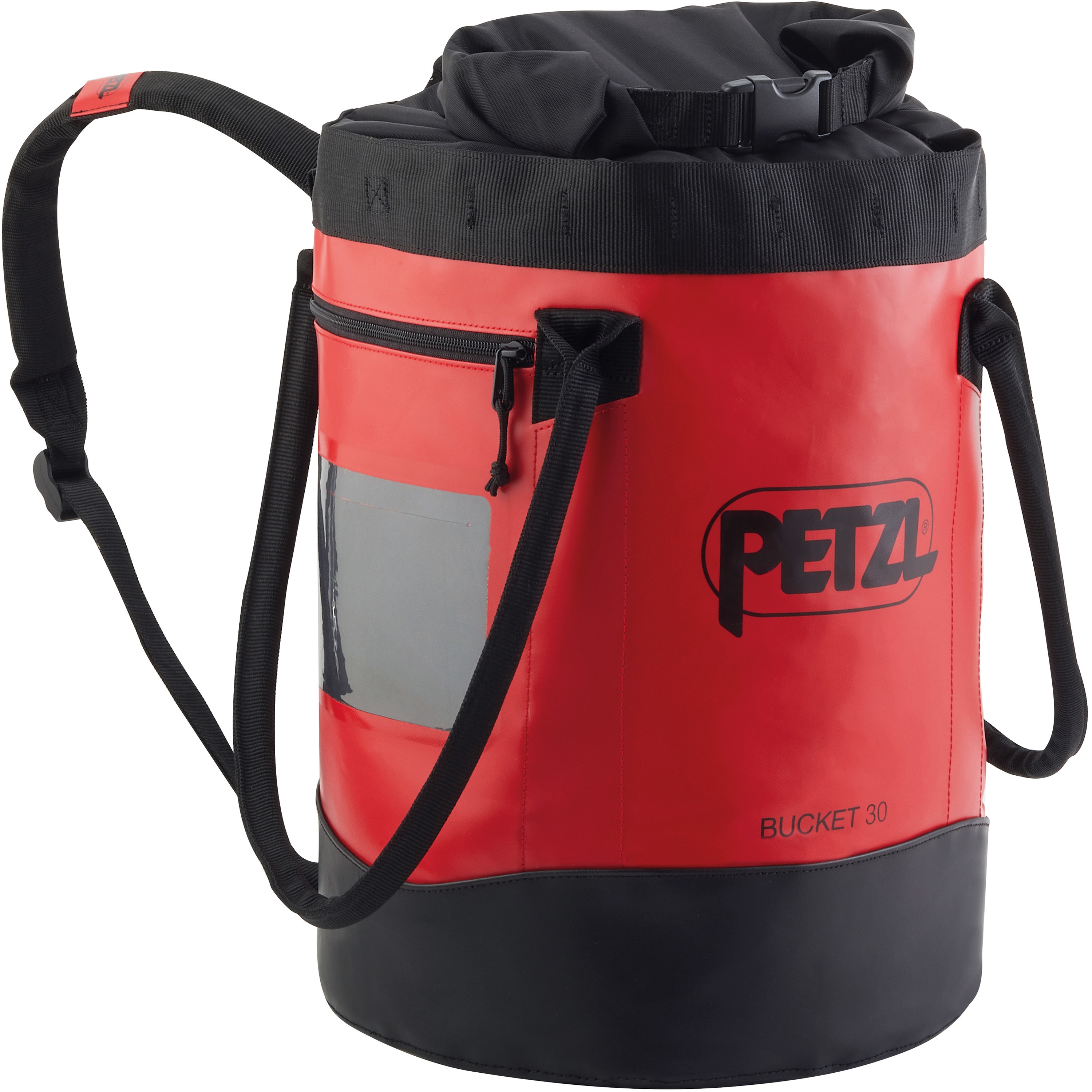 S001BA01 自立型バッグ バケット PETZL レッド色   S001BA01