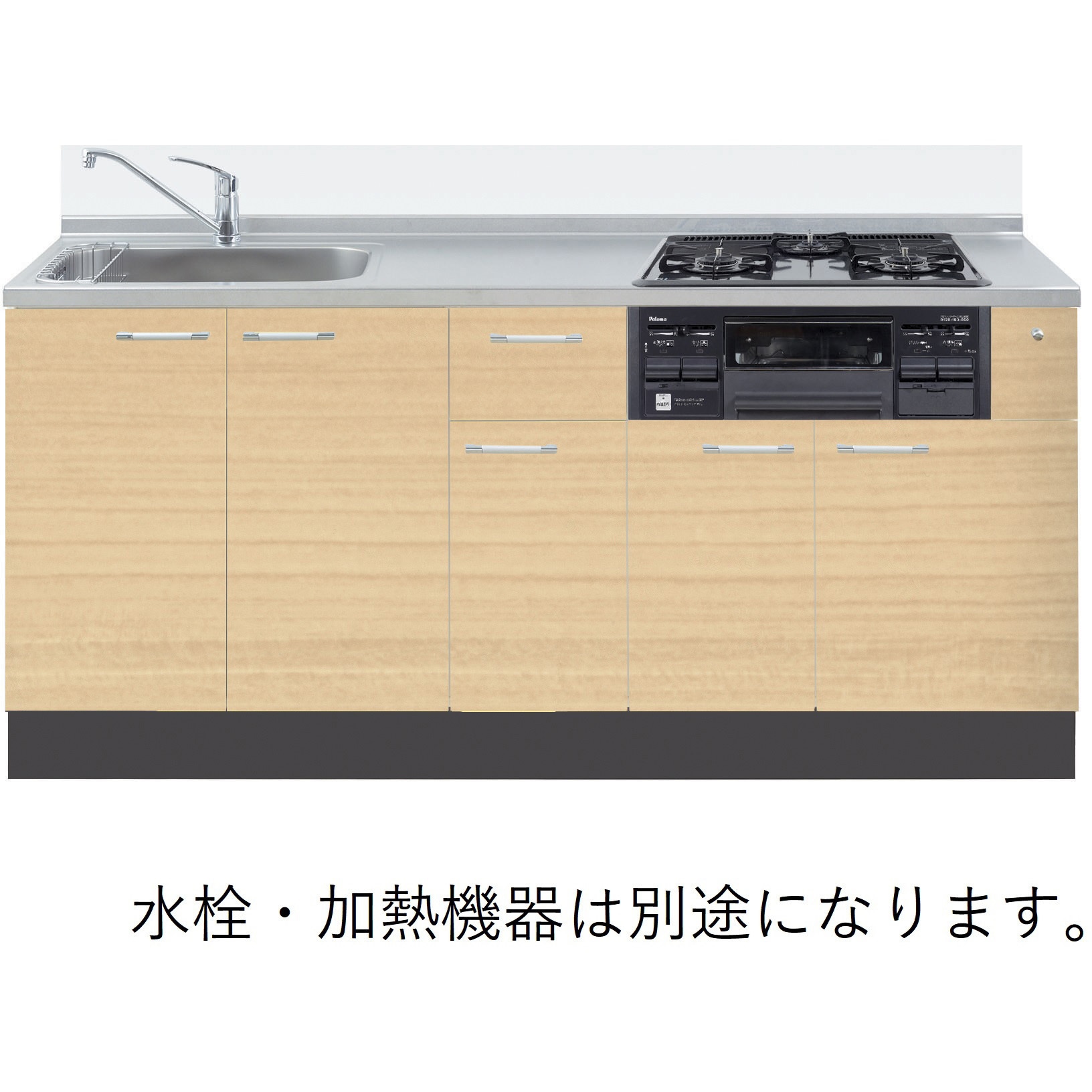 SOⅢ-180-C3GLC システムキッチン ソエラSOⅢシリーズ 1台 イースタン工業 【通販モノタロウ】