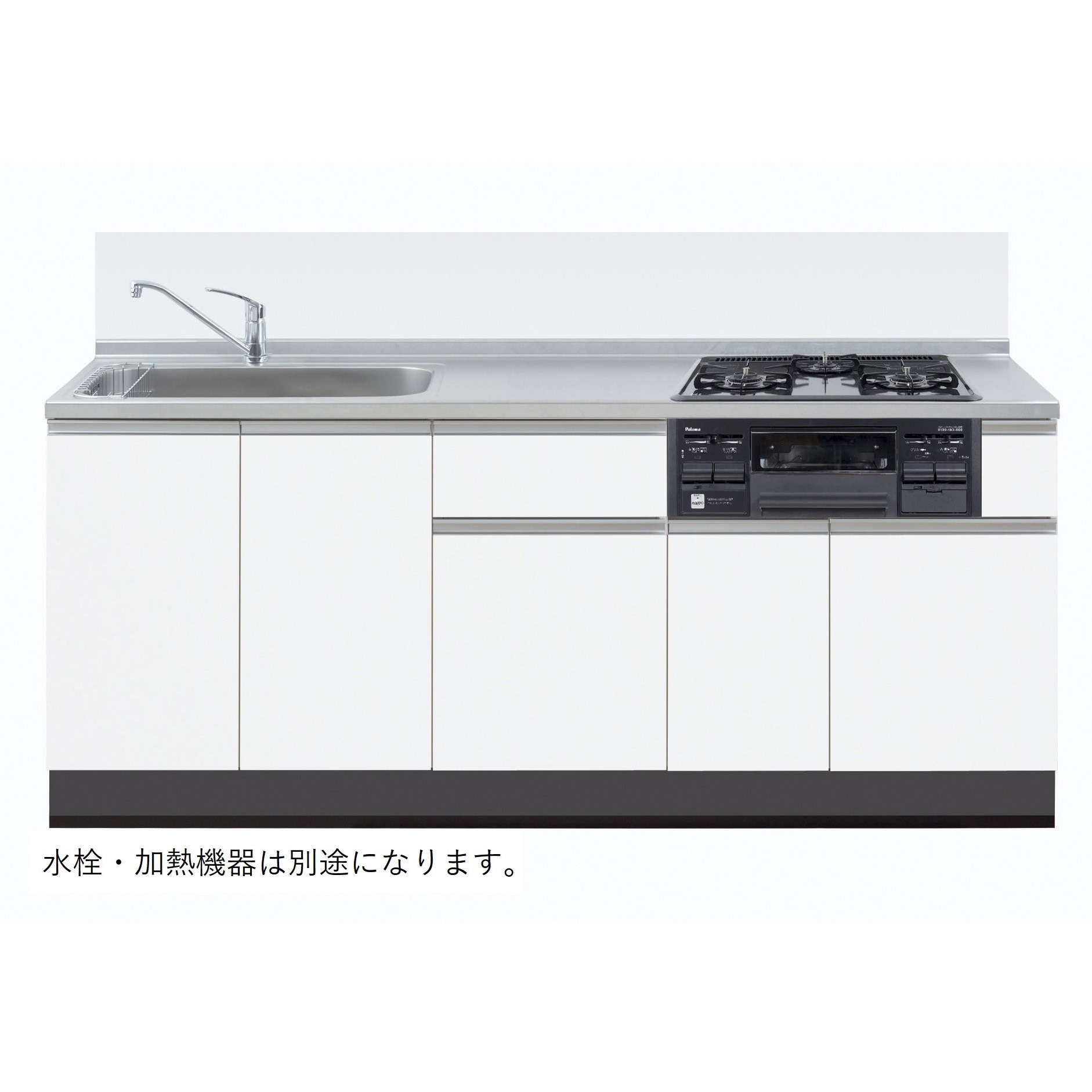 イースタン工業 システムキッチン ラルチェ3 間口1200 シンク左右仕様 全4色