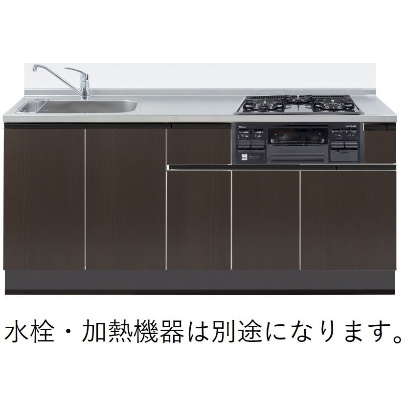 イースタン工業 システムキッチン ラルチェ3 間口1200 シンク左右仕様 全4色