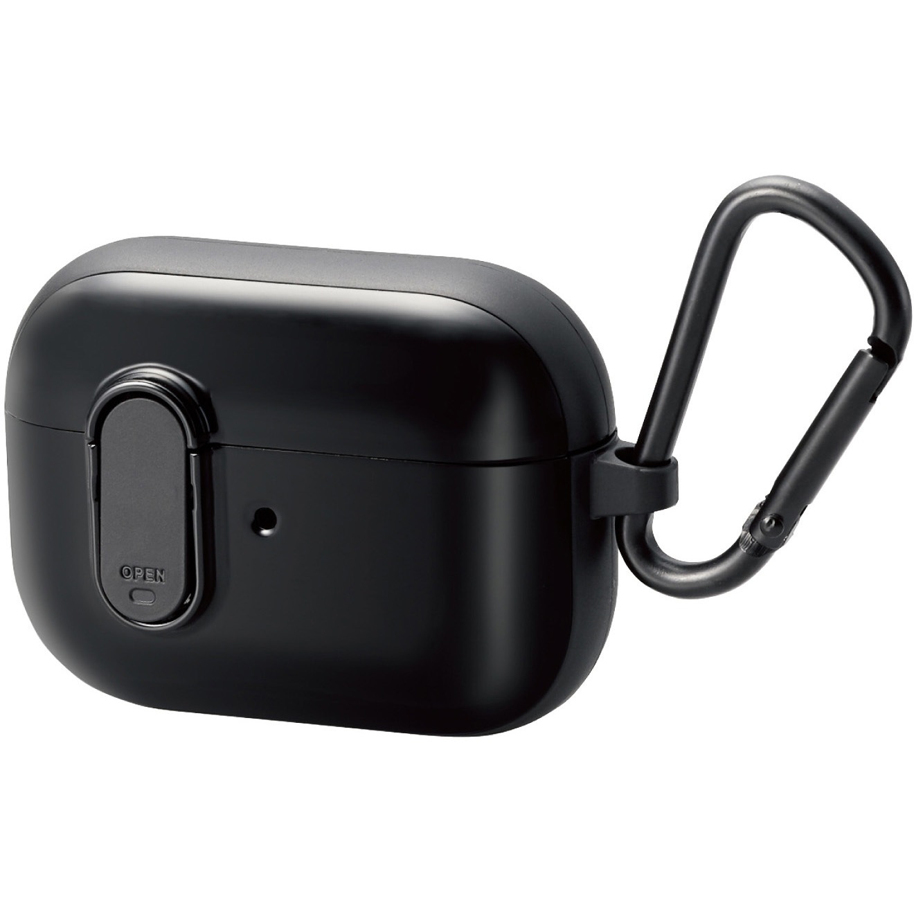 AirPods Proケース ロック機能 カラビナ付き TOUGH SLIM Lock エレコム
