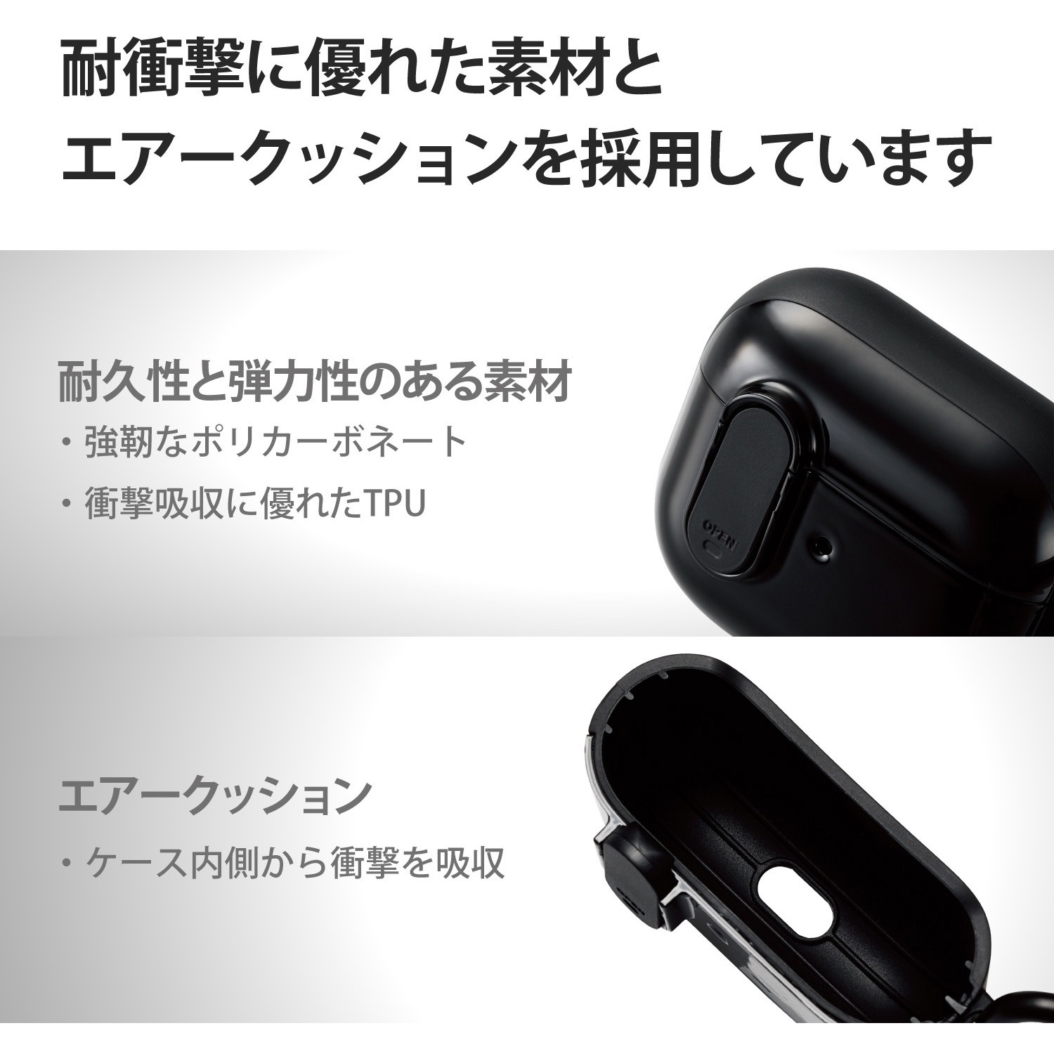 エアロフォン タホーン エレサ10 ホワイト キャリングケース付き D.A.D クリスタル ハザードボタン リング [8#ヴォクシー/ノア
