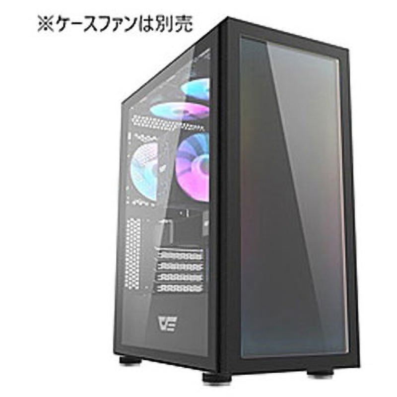 DK210GRAFFITI PCケース DK210 Graffiti ブラック DARKFLASH タワー ATX， M-ATX， ITX