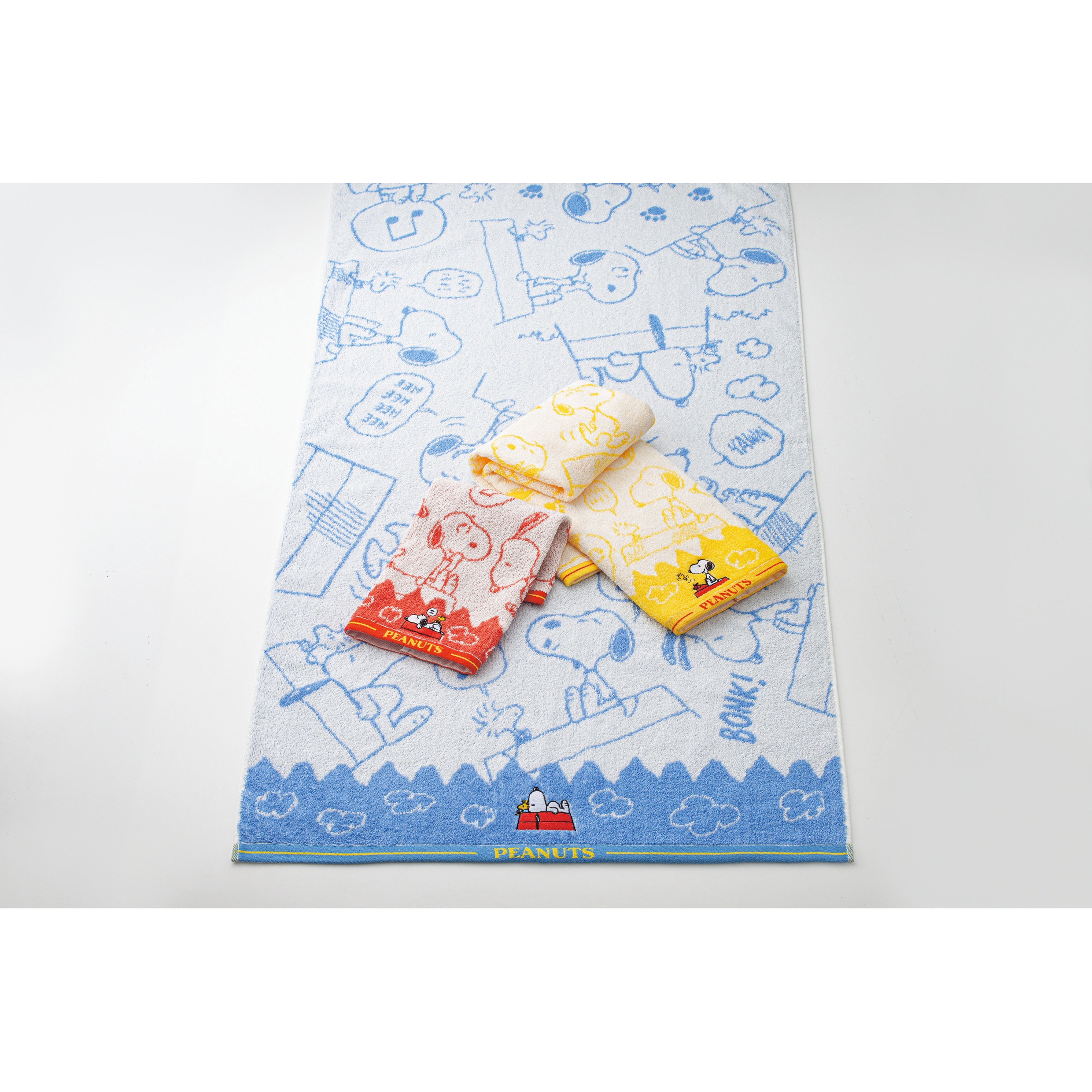 スヌーピーのタオル XT11203632-160 西川 スヌーピー フェイスタオル 綿100% PN1666TW 1個