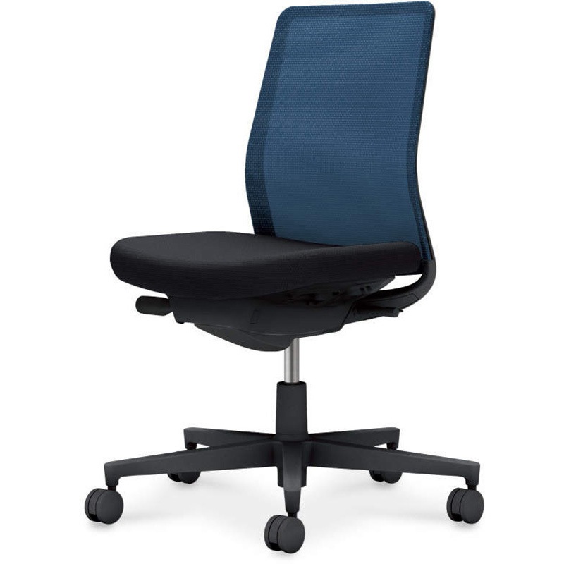 C03-B100U-BB6T7X1 オフィスチェアー モネット 背メッシュタイプ (配送・組立サービス付き) コクヨ キャスターあり 肘掛なし ローバックタイプ ランバーサポート無し  C03-B100U-BB6T7X1