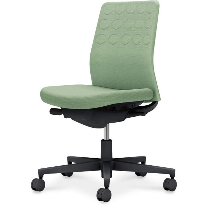 コクヨ モネット クッション 肘無 ランバー無 背座同色 ナイロンキャスター ホワイトグレー×ソフトテラコッタ 1脚(メーカー直送) コクヨ オフィスチェア Monet＜モネット＞ 背クッションタイプ 背座