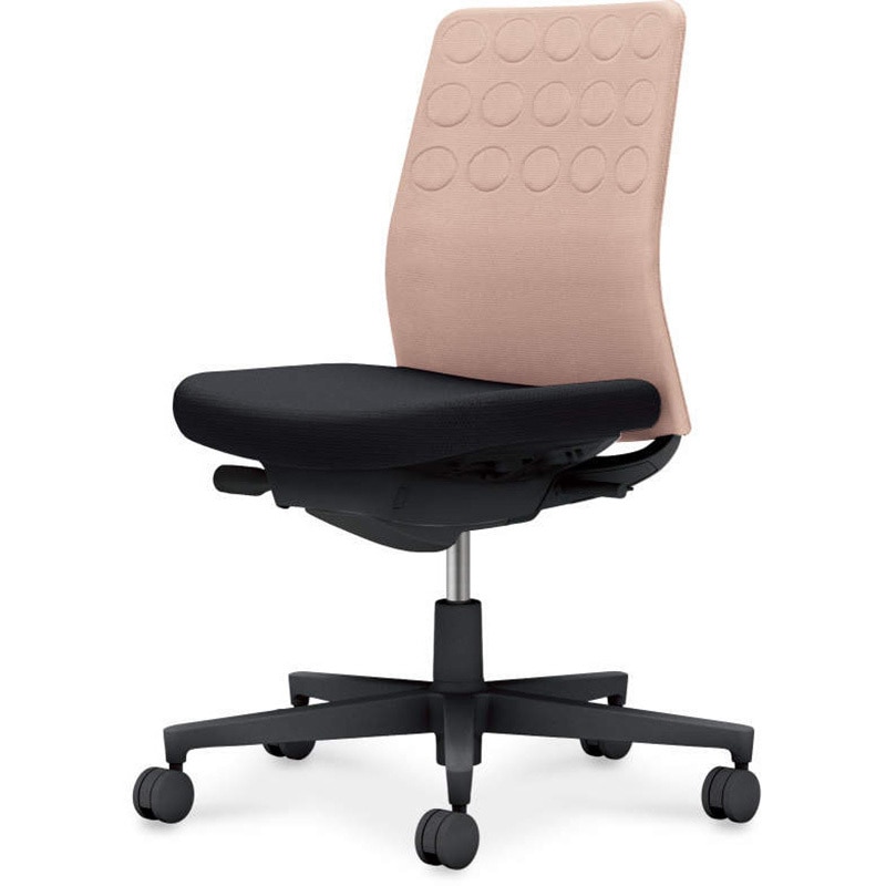 C03-B200U-BB69GX1 オフィスチェアー モネット 背クッションタイプ(配送・組立サービス付き) コクヨ キャスターあり 肘掛なし ブラック 高さ885mm幅710mm奥行710mm  C03-B200U-BB69GX1