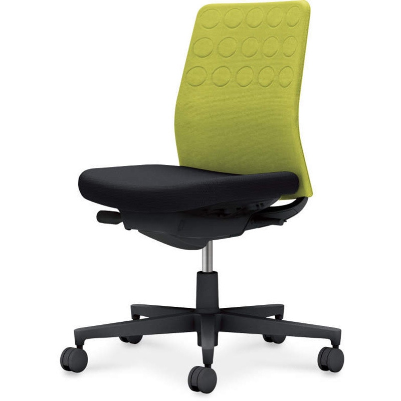 C03-B200U-BB6Q4X1 オフィスチェアー モネット 背クッションタイプ(配送・組立サービス付き) コクヨ キャスターあり 肘掛なし ブラック 高さ885mm幅710mm奥行710mm  C03-B200U-BB6Q4X1