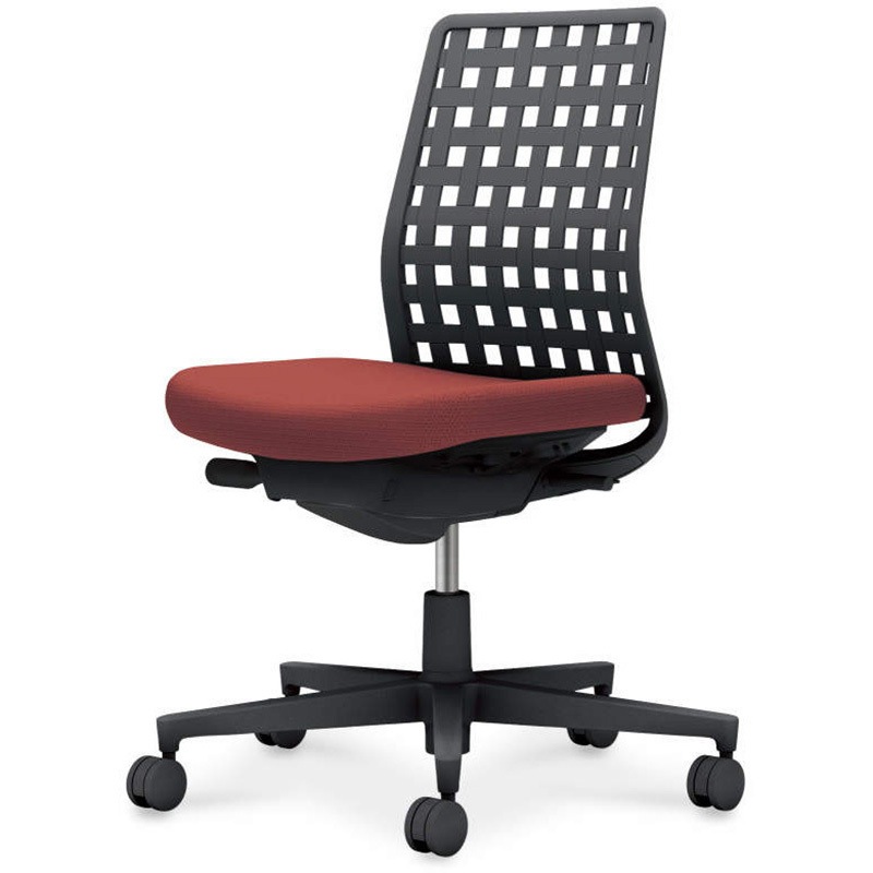 C03-B300W-BAGBKX1 オフィスチェアー モネット 背樹脂シェルタイプ(配送・組立サービス付き) コクヨ キャスターあり 肘掛なし ブラック 高さ875mm幅710mm奥行710mm  C03-B300W-BAGBKX1