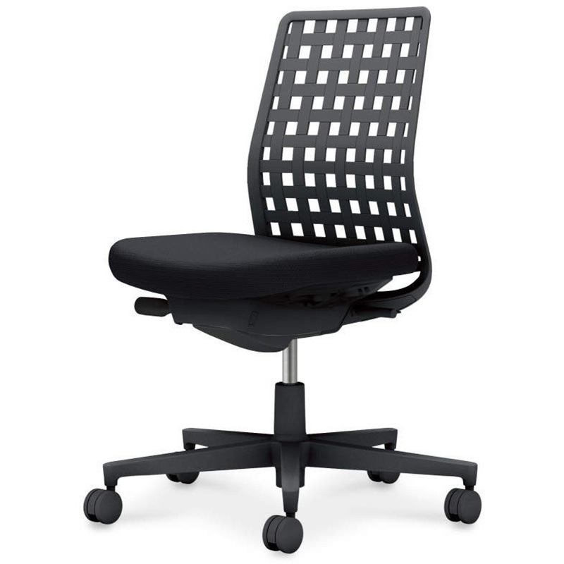 C03-B300W-BB6BKX1 オフィスチェアー モネット 背樹脂シェルタイプ(配送・組立サービス付き) コクヨ キャスターあり 肘掛なし ブラック 高さ875mm幅710mm奥行710mm  C03-B300W-BB6BKX1