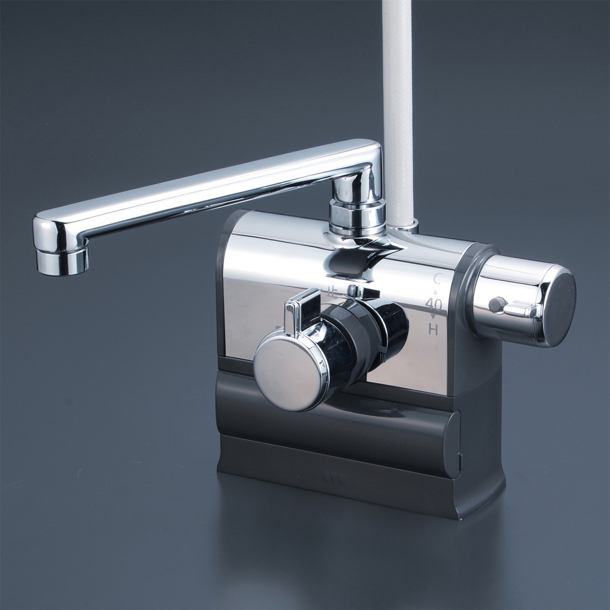 KVK　KF771　デッキサーモシャワー デッキ形サーモスタット式シャワー KF771シリーズ (取付ピッチ100mm