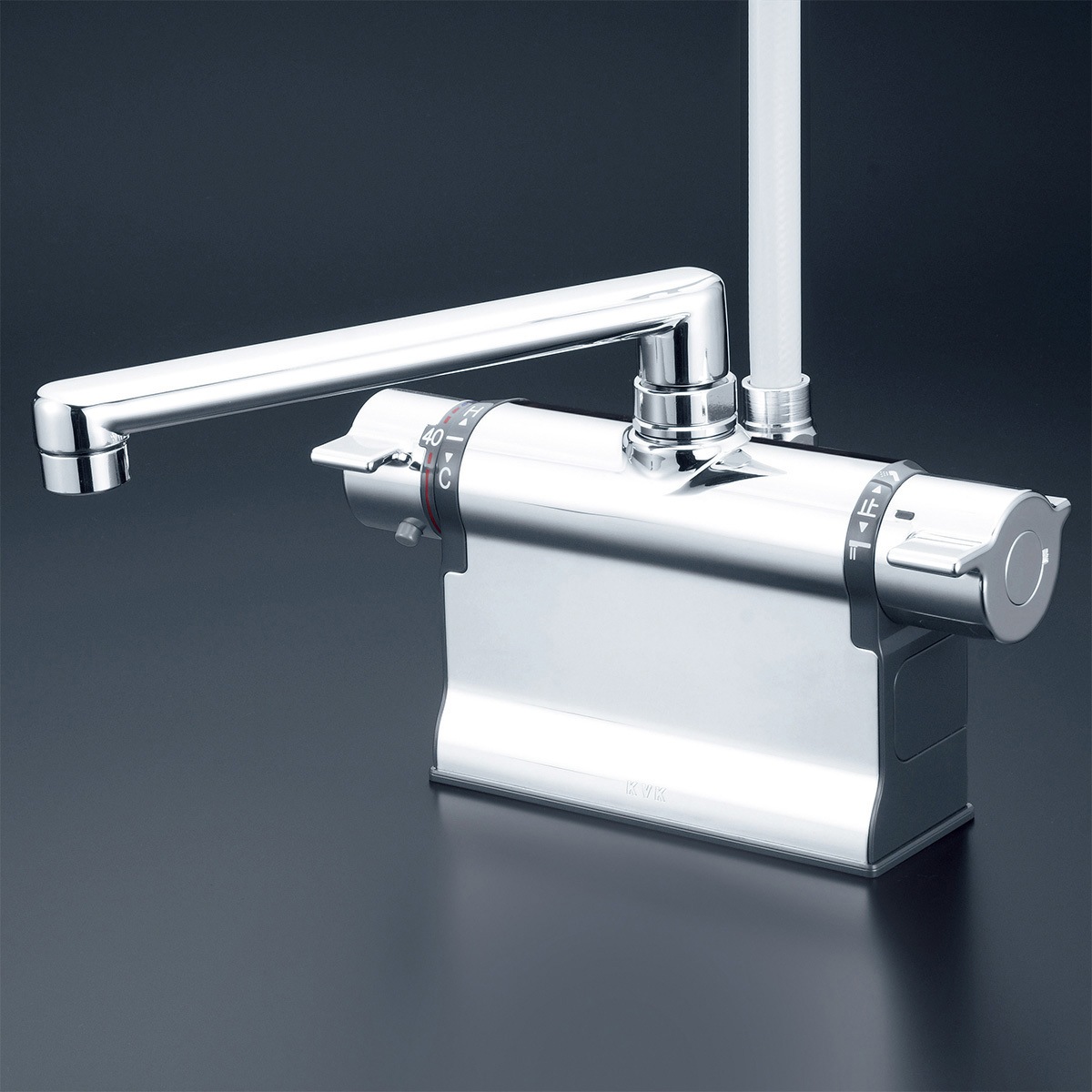 KF3011THS デッキ形サーモスタット式シャワー (撥水) KVK 吐水口長さ190mm  KF3011THS 38,337円