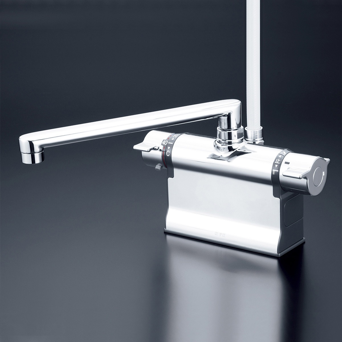 KF3011TR2HS デッキ形サーモスタット式シャワー (撥水) KVK 吐水口長さ240mm  KF3011TR2HS