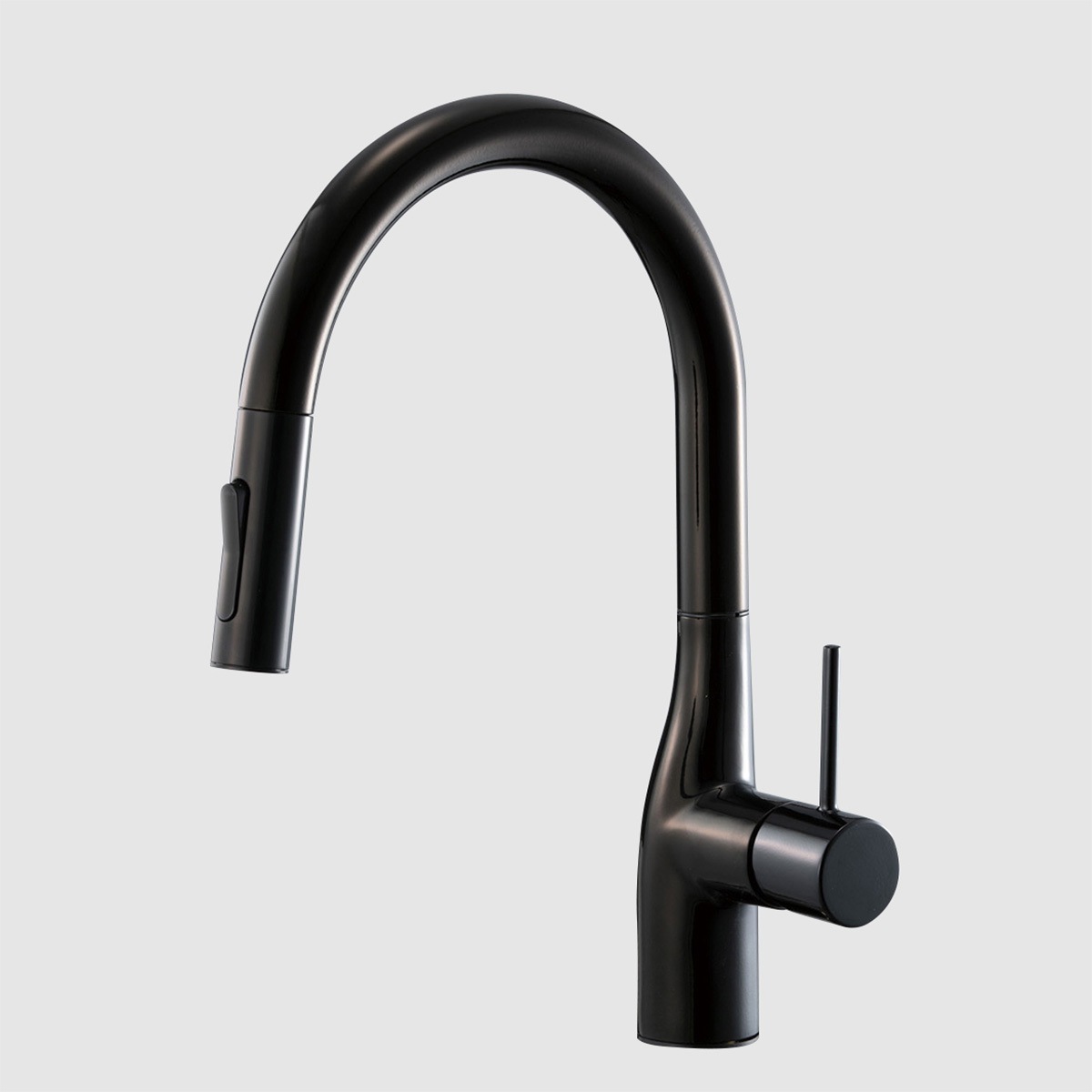 KM6061ECC5 シングルレバー式シャワー付混合栓 KVK キッチン用 グロス