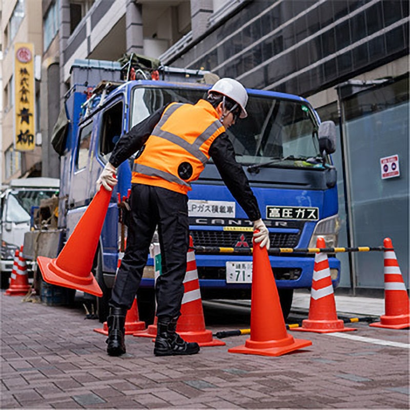 岡潮 冷感保冷剤付き、高視認性空調安全ベスト＋モバイル