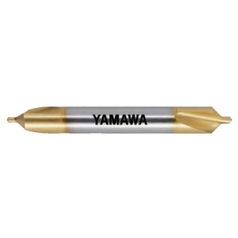 CD-Q-V 4×90°×10 コーティング弱ねじれ溝A形90°センタ穴ドリル CD-QV 1本 YAMAWA(ヤマワ/弥満和製作所) 【通販モノタロウ】