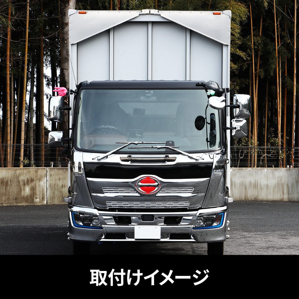 573373 フロントグリル 日野'17レンジャー JET INOUE(ジェット