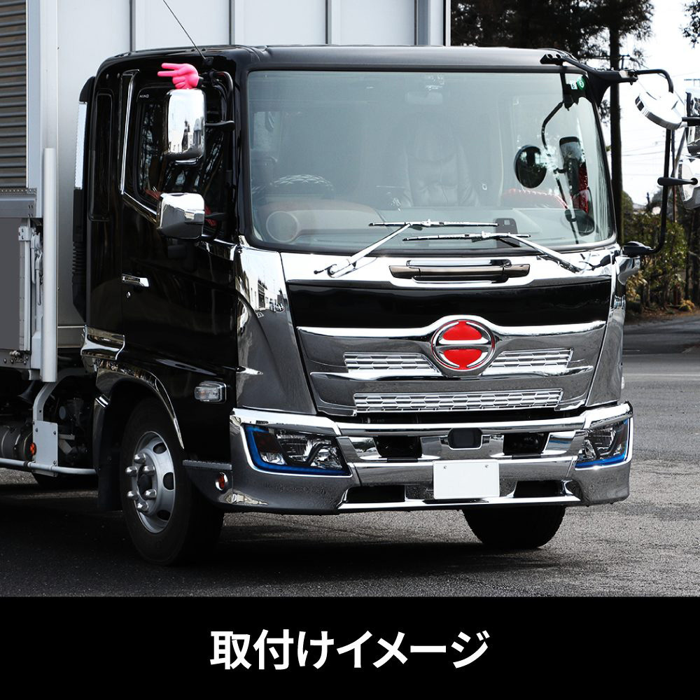 573373 フロントグリル 日野'17レンジャー JET INOUE(ジェット