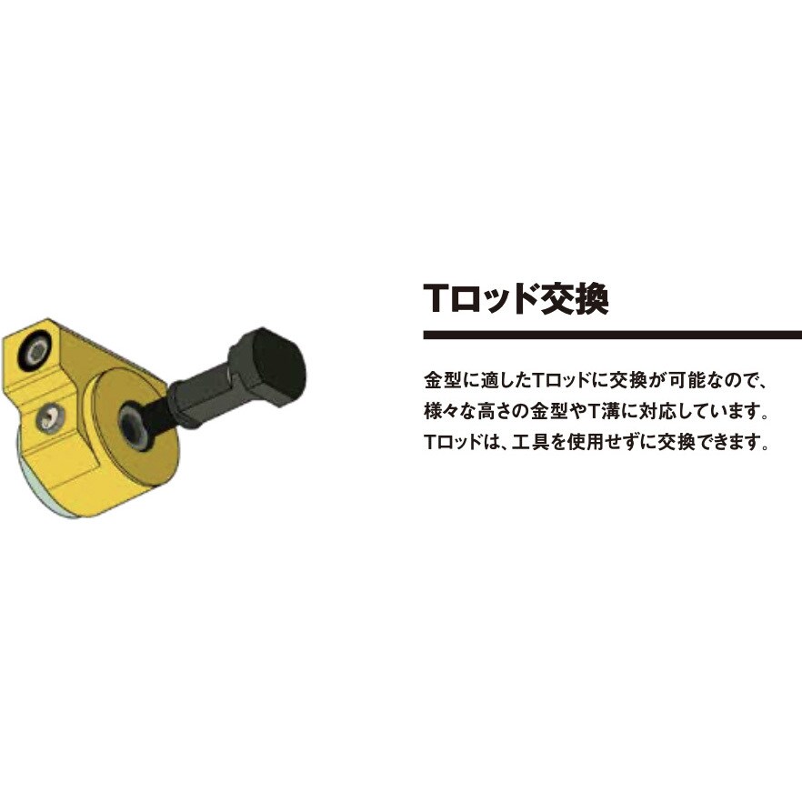YC-S-2.0/2T-KAI-30 YELLOW CLAMP サイドコンプレッション 1個