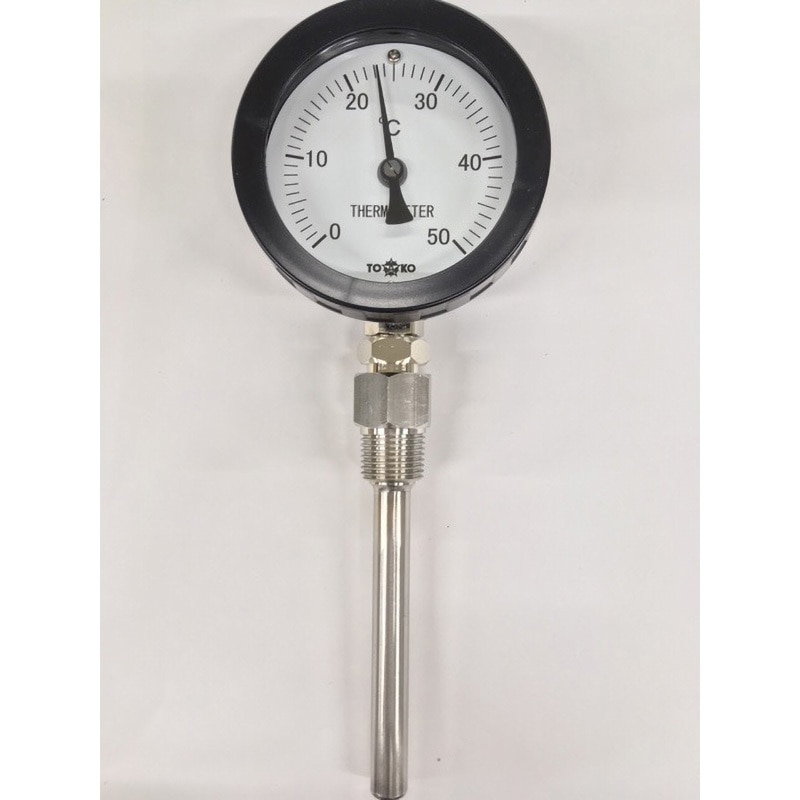 TB-A75HS バイメタル温度計 TOKO(東洋計器興業) 測定範囲0～50℃   TB-A75HS 8,598円