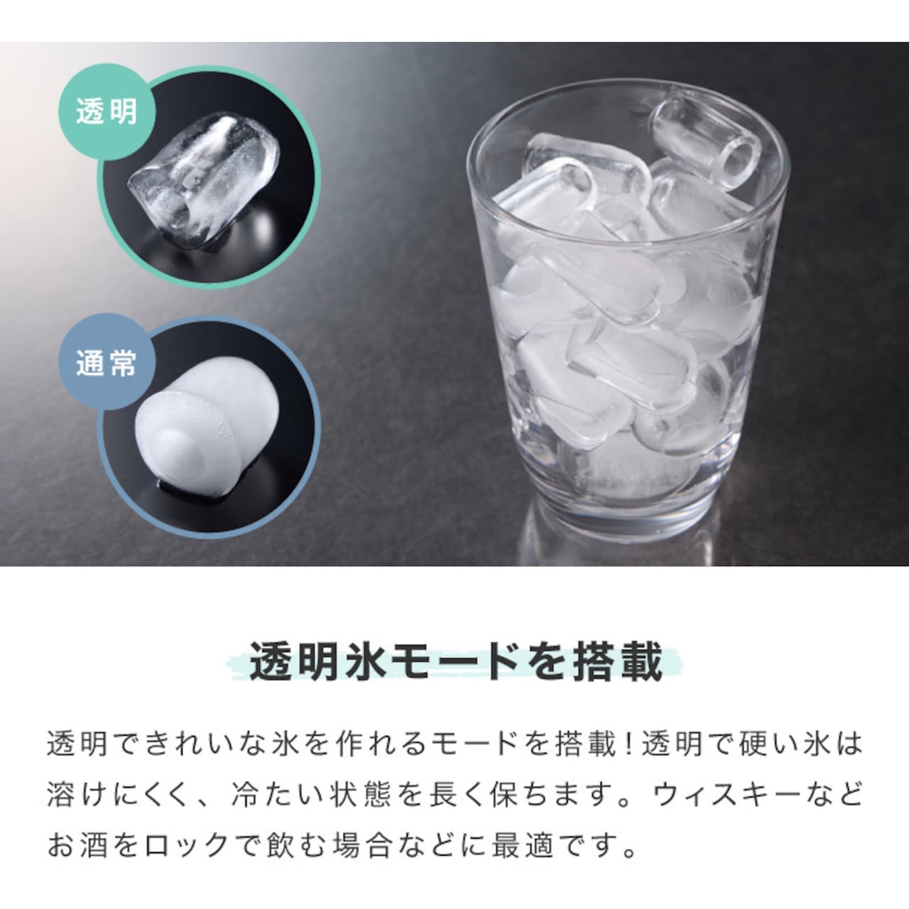 SP-CED04-WH 高速製氷機 透明氷モード搭載 1台 Simplus 【通販モノタロウ】
