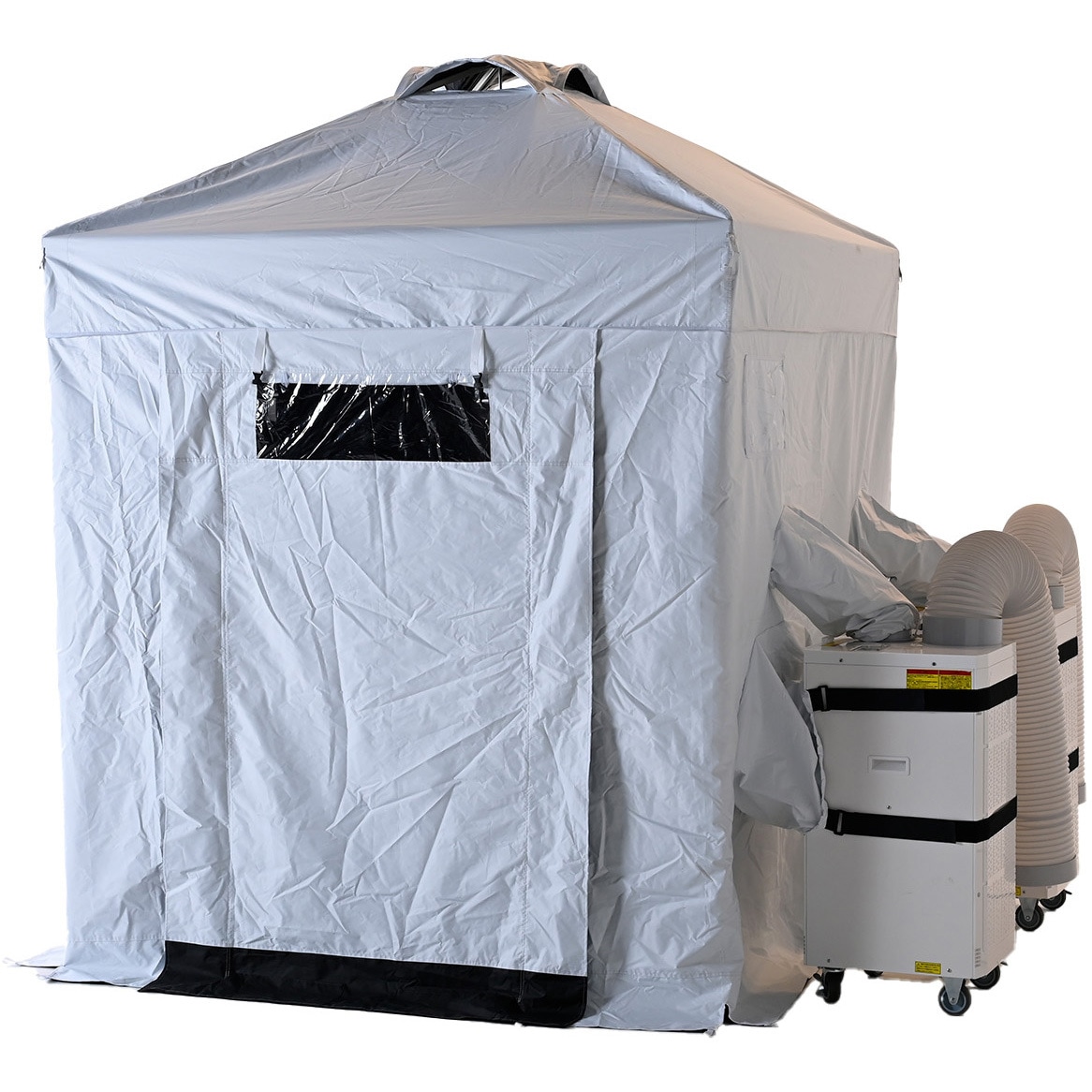 IDCS-180(WH)+SSA-Y25-2×2 熱中対策シェルター 屋外用 1セット YAMAZEN
