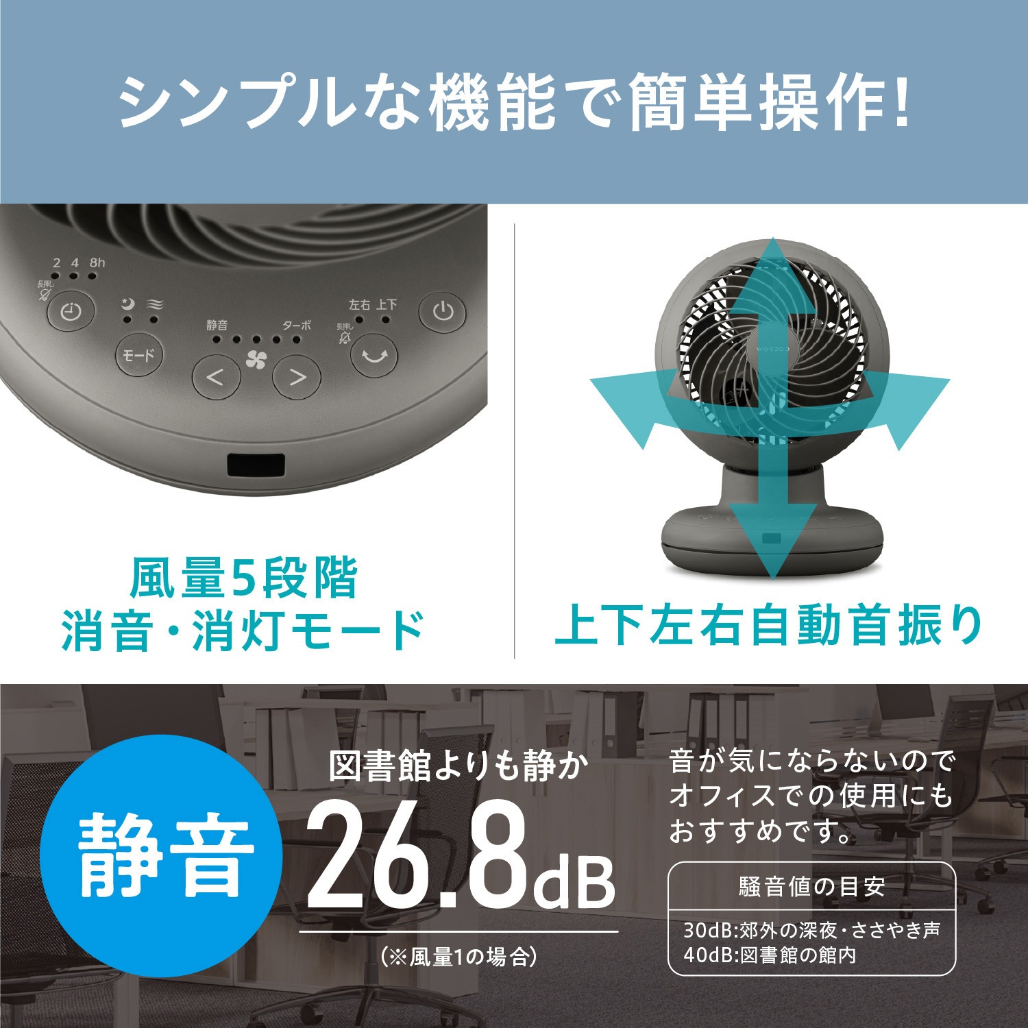 PCF-BD15BTEC-H サーキュレーター DCモーター 20畳 アイリスオーヤマ 