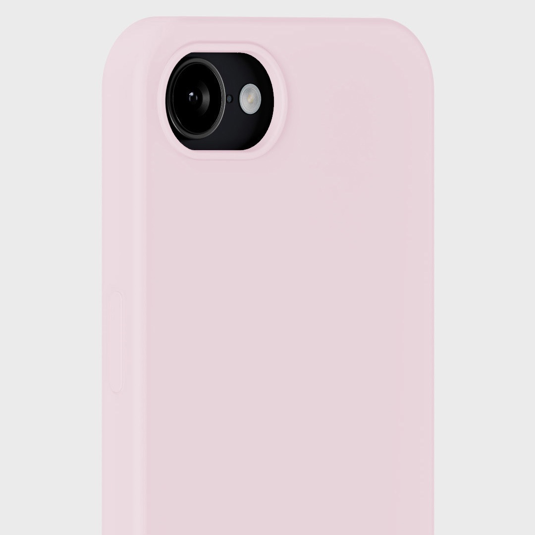 17015 ソフトタッチシリコーンケース iPhone 17e/16e用 Holdit ペイル