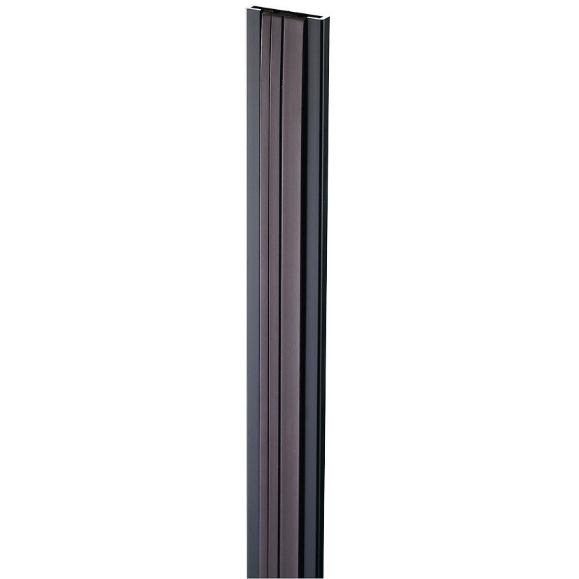 90W40BL 間仕切MGベルト片開用枠ブラック 岡田装飾金物 長さ4000mm  90W40BL