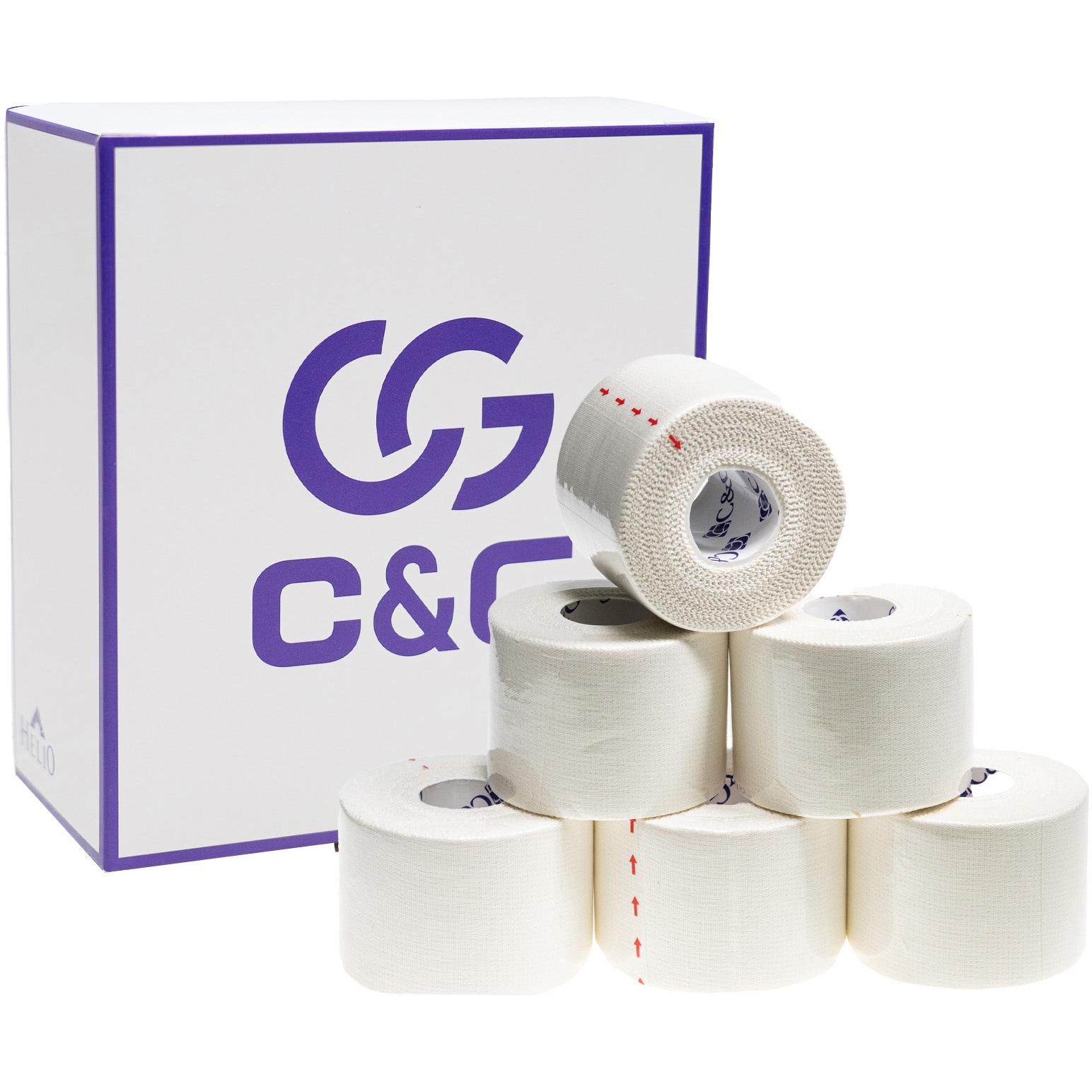50mmx12m ホワイトテープ C&G 幅50mm長さ12m 1箱(6巻) 【通販モノタロウ】