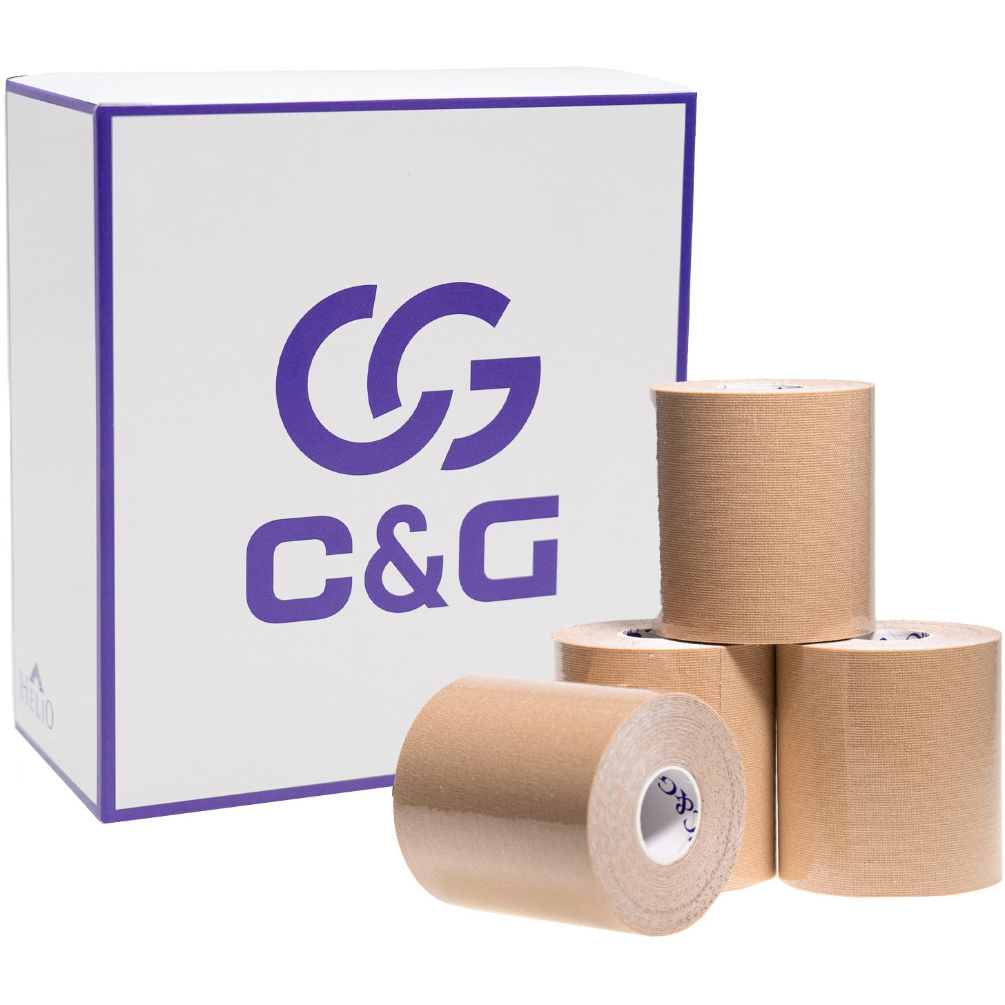 75mmx5m キネシオロジーテープ C&G 幅75mm長さ5m 1箱(4巻