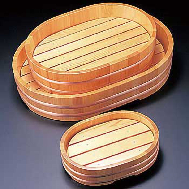 31131 椹・小判盛器(目皿付) 1個 用美(ヤマコー) 【通販モノタロウ】