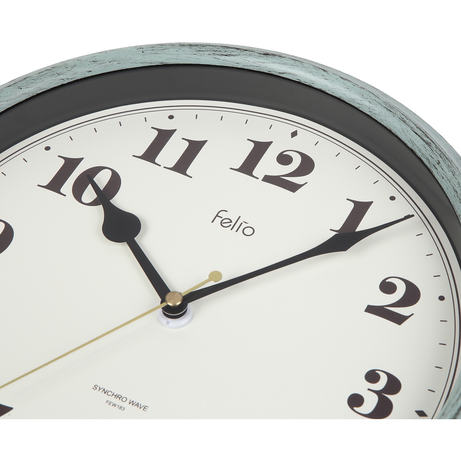 FEW183 GR 掛け 電波時計 パンナ felio(ノア精密) アナログ グリーン色