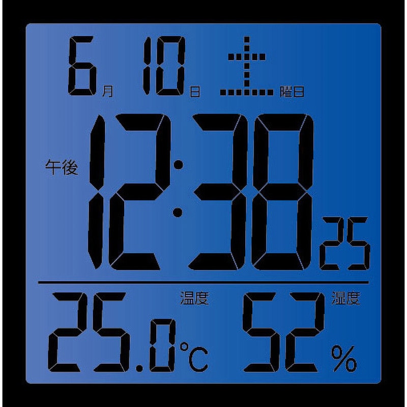 時計 (^^) T-726 WH-Z 目覚まし時計 カッシーニ 温湿度計付き MAG(ノア精密