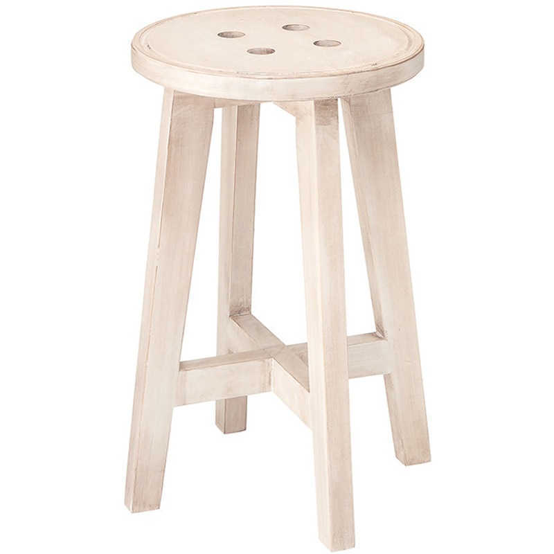 LFS-452IV ボットーネ スツール 東谷 アイボリー色 本体幅280mm奥行280mm高さ450mm  LFS-452IV