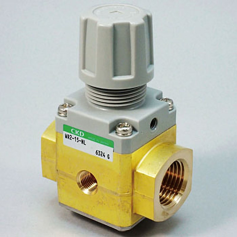 WR2-15-NL WRシリーズ 水用レギュレータ CKD ねじの種類Rc 接続口径Rc1/2  WR2-15-NL 7,821円